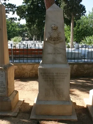 n 11th January 1907 a monument erected by the 2nd Bn in memory of their Comrades, who died in Crete during 1905-1907, was unveiled by Bn Colonel J.G. Panton C.M.G. in British Cemetery at Crete.