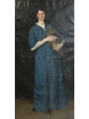 The Artist's Wife (1919) by Herbert Ashwin Budd