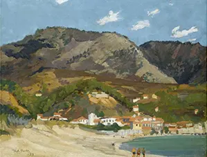 The Southern French Coast near Lavandou (1929) by Herbert Ashwin Budd