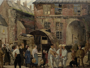 War Workers Abbeville by Herbert Ashwin Budd