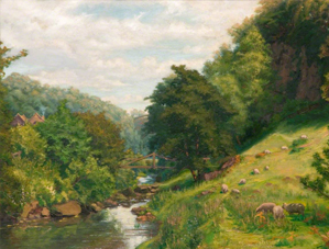 View on the Churnet by Herbert Ashwin Budd