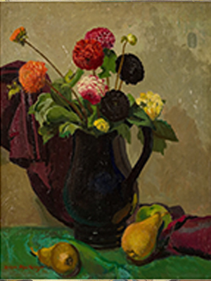 Still Life Flowers in a Jug by Helen Margaret Mackenzie